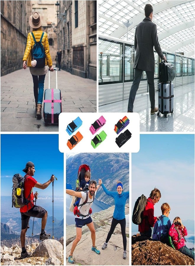VRT Travel Luggage Strap - Durable Nylon Suitcase Belt with Quick Release Buckle, Adjustable to Fit All Trolley Bags (Pack of 2) (Pink) (4.3 Meter) (Durable & Secure) - Image 5